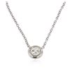 Image 2 : 14KT White Gold 0.25 ctw Diamond Necklace