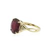 Image 2 : 14KT Yellow Gold 7.63 ctw Ruby and Diamond Ring