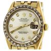 Image 2 : Gents Rolex 18KT Yellow Gold Diamond DateJust Wristwatch