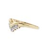 Image 2 : 14KT Yellow Gold 0.05 ctw Diamond Ring