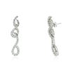 Image 2 : 18KT White Gold 2.14 ctw Diamond Earrings