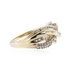 Image 2 : 14KT Yellow Gold 0.25 ctw Diamond Ring