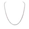 Image 1 : 14KT White Gold 12.96 ctw Tanzanite and Diamond Necklace