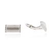 Image 2 : 14KT White Gold 0.26 ctw Diamond Cuff Links
