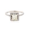 Image 1 : 14KT White Gold 1.50 ctw Diamond Ring