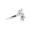Image 2 : 14KT White Gold 0.57 ctw Diamond Ring