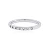 Image 2 : 14KT White Gold 0.15 ctw Diamond Ring
