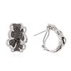 Image 2 : 14KT White Gold 0.75 ctw Diamond Earrings