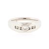 Image 1 : 14KT White Gold 0.55 ctw Diamond Ring