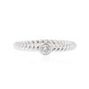 Image 1 : 14KT White Gold 0.09 ctw Diamond Ring