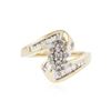 Image 1 : 14KT Yellow Gold 0.85 ctw Diamond Ring