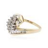 Image 2 : 14KT Yellow Gold 0.85 ctw Diamond Ring