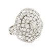 Image 2 : 14KT White Gold 3.86 ctw Diamond Ring