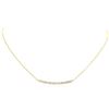 Image 1 : 14KT Yellow Gold 0.84 ctw Diamond Necklace