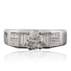 18KT White Gold 2.61 ctw Diamond Ring