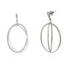 Image 2 : 14KT White Gold 1.16 ctw Diamond Earrings