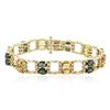 Image 1 : 14KT Yellow Gold 12.97 ctw Sapphire and Diamond Bracelet