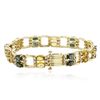 Image 2 : 14KT Yellow Gold 12.97 ctw Sapphire and Diamond Bracelet