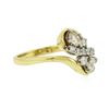 Image 2 : 14KT Yellow Gold 0.76 ctw Diamond Ring