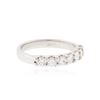 Image 2 : 14KT White Gold 0.81 ctw Diamond Ring