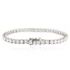 Image 2 : 18KT White Gold 10.31 ctw Diamond Tennis Bracelet