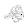 Image 2 : 14KT White Gold 0.59 ctw Diamond Ring