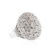 Image 2 : 14KT White Gold 11.67 ctw Diamond Ring