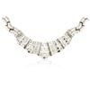 Image 2 : 18KT White Gold 8.81 ctw Diamond Necklace