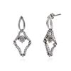 Image 2 : 14KT White Gold 1.37 ctw Diamond Earrings