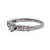 Image 2 : Platinum 0.59 ctw Diamond Ring