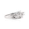 Image 2 : 14KT White Gold 0.50 ctw Diamond Wedding Ring Set