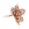 Image 2 : 14KT Rose Gold 1.29 ctw Diamond Ring