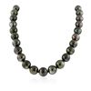 Image 2 : Silver Tahitian Pearl Necklace