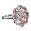 Image 2 : 14KT Two-Tone Gold 0.50 ctw Diamond Ring