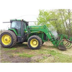 1997 John Deere 8200 MFWD Tractor FWA