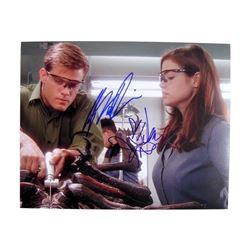 Starship Troopers Denise Richards/Casper Van Dien Signed Production Photo