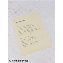 Inglorious Basterds Col. Hans Landa (Christoph Waltz) Movie Props