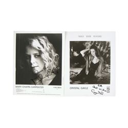 Crystal Gayle & Mary-Chapin Carpenter Signed Photos