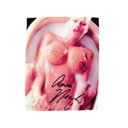 Anna Nicole Signed Nude Topless 8x10 Color Photo