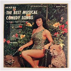 Bettie Page 1957 Nude Cheetah Album Cover