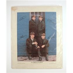 The Beatles Lithograph Poster