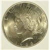Image 2 : 1923 PEACE SILVER DOLLAR, PCI MS-65  WHITE