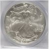 Image 2 : 2003 AMERICAN SILVER EAGLE, PCGS MS-70! PERFECT!