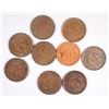 Image 1 : (9) INDIAN HEAD CENTS (99, 01, 02, 03, 04, 05, 06, 07, 08)
