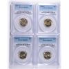 Image 1 : (4) 1943-D JEFFERSON (WAR) NICKELS PCGS MS-63 FS