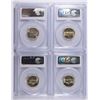 Image 2 : (4) 1943-D JEFFERSON (WAR) NICKELS PCGS MS-63 FS