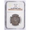 Image 1 : 1868 SEATED HALF DOLLAR NGC XF-40