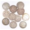 Image 1 : (11) BARBER HALF DOLLARS (07-D, 07-O, 08, 08-D, 08-O, 08-S, 09-O, 12, 12-D, 12-S