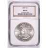 Image 1 : 1880 MORGAN SILVER DOLLAR, NGC MS-64