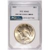 Image 1 : 1922  PEACE SILVER DOLLAR, PCI MS-65 GEM!